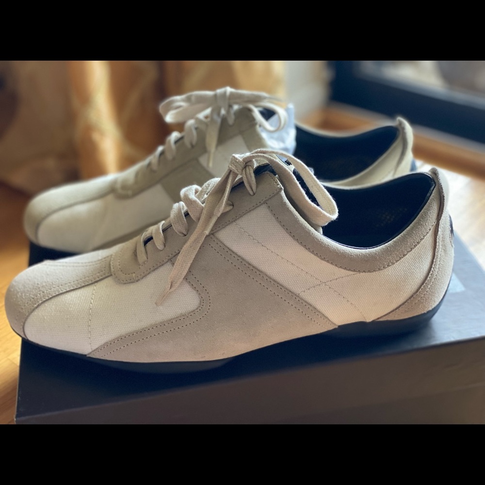 Gucci White Driving Shoe Size 8 1/2 - Picture 3 of 13